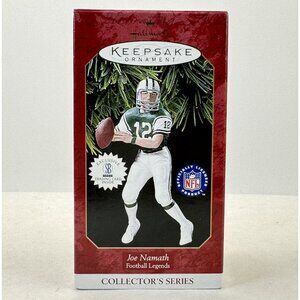 Joe Namath Hallmark Keepsake Ornament 1997 Collectors Series NFL with Card